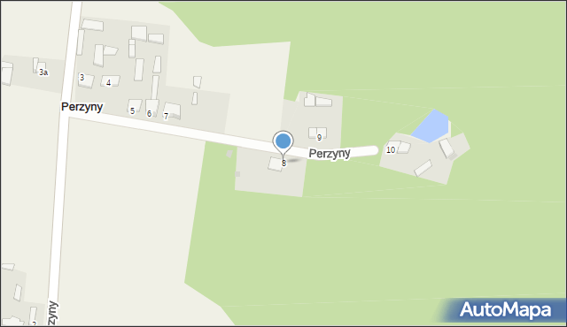 Perzyny, Perzyny, 8, mapa Perzyny