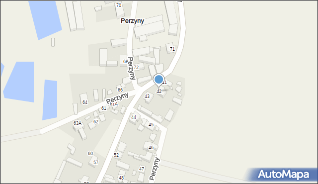 Perzyny, Perzyny, 42, mapa Perzyny