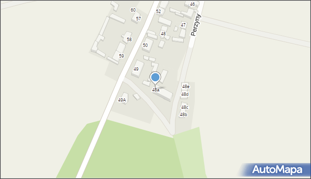 Perzyny, Perzyny, 48a, mapa Perzyny