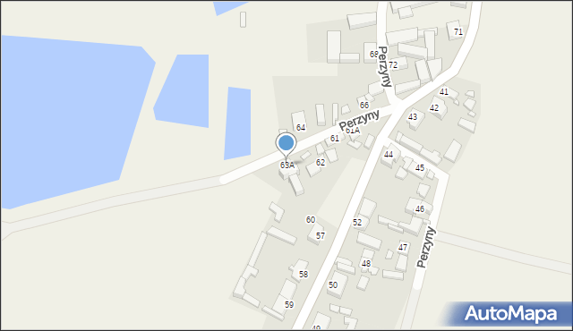 Perzyny, Perzyny, 63A, mapa Perzyny