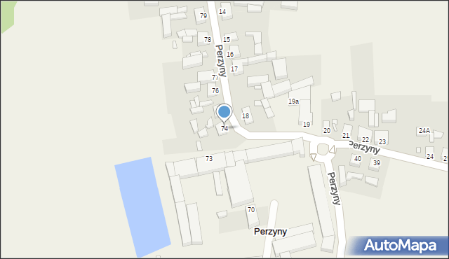 Perzyny, Perzyny, 74, mapa Perzyny