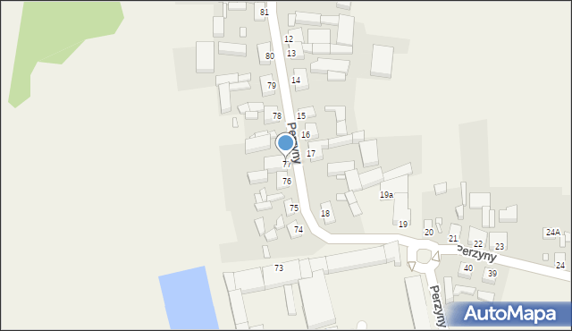 Perzyny, Perzyny, 77, mapa Perzyny