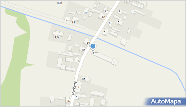 Perzyny, Perzyny, 8, mapa Perzyny