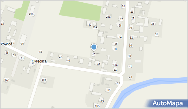 Pętkowice, Pętkowice, 40, mapa Pętkowice