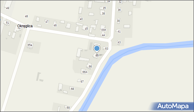 Pętkowice, Pętkowice, 65, mapa Pętkowice