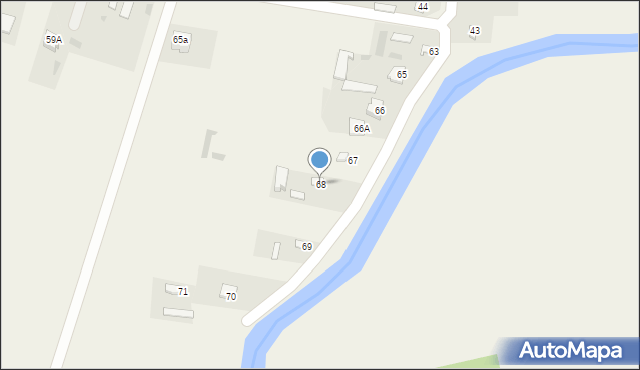 Pętkowice, Pętkowice, 68, mapa Pętkowice