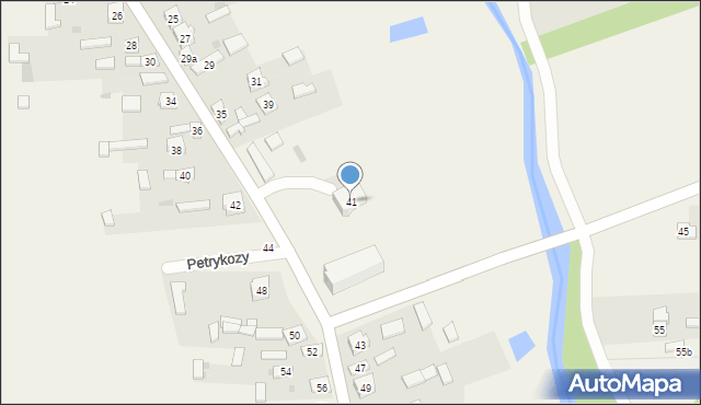 Petrykozy, Petrykozy, 41, mapa Petrykozy