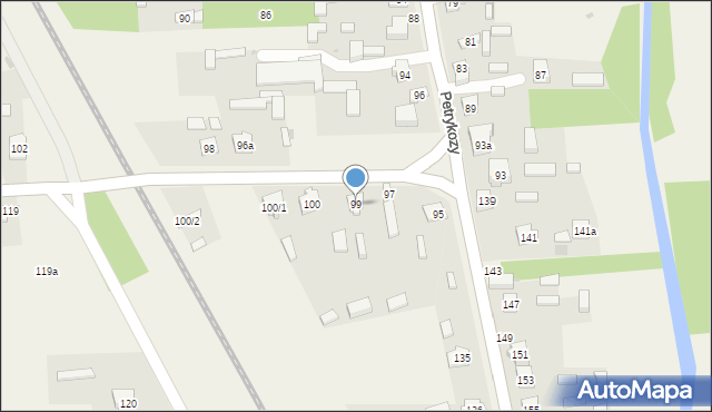 Petrykozy, Petrykozy, 99, mapa Petrykozy