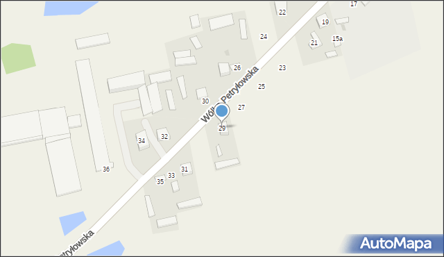 Petryłów, Petryłów, 29, mapa Petryłów