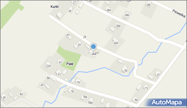 Pewelka, Pewelka, 24a/2, mapa Pewelka