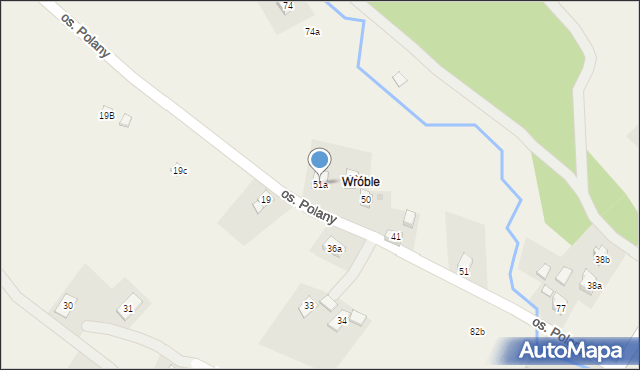 Pewelka, Pewelka, 51a, mapa Pewelka