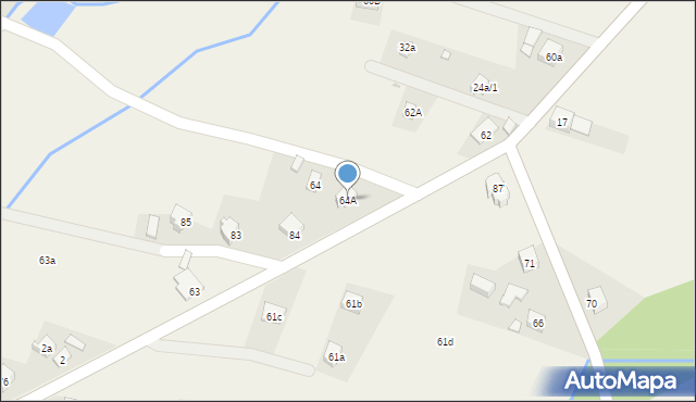 Pewelka, Pewelka, 64A, mapa Pewelka