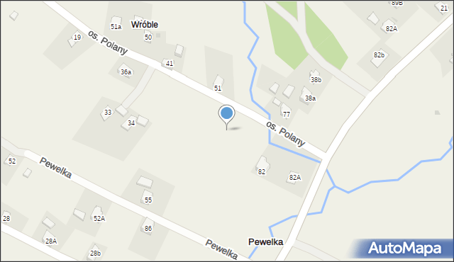 Pewelka, Pewelka, 82b, mapa Pewelka