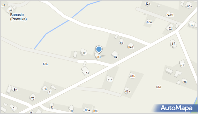 Pewelka, Pewelka, 83, mapa Pewelka