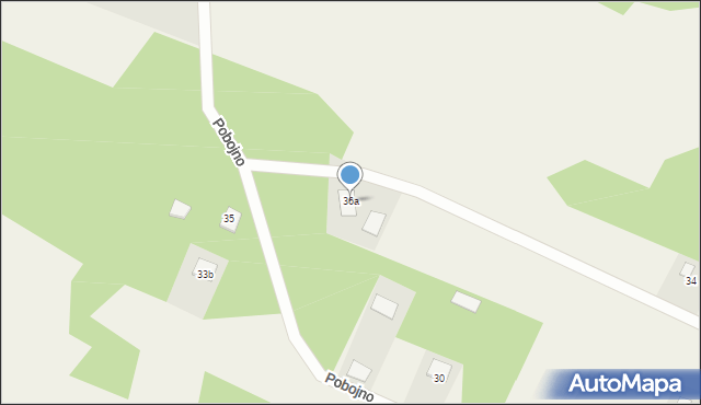 Płaska, Perstuńska, 36a, mapa Płaska