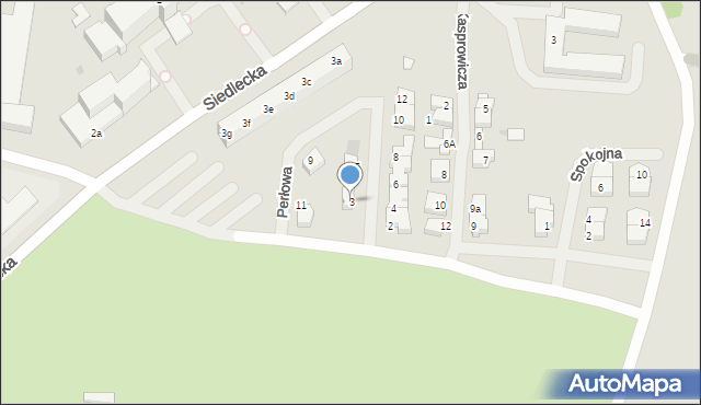 Police, Perłowa, 3, mapa Police