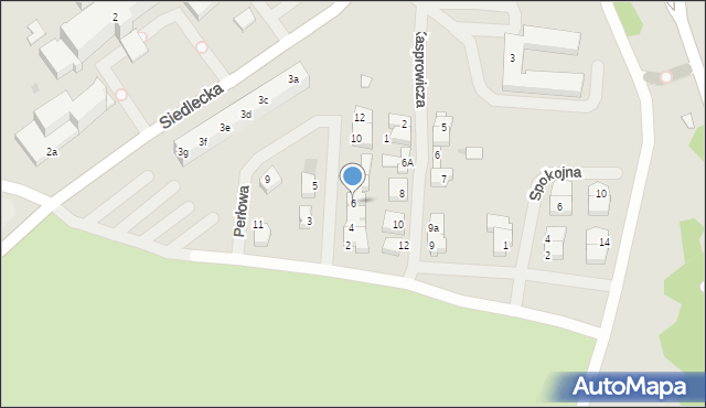 Police, Perłowa, 6, mapa Police