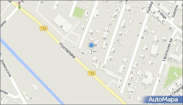 Pruszków, Pętelki, 2, mapa Pruszków