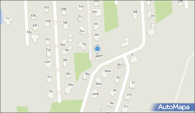Radom, Perzanowskiej Stefanii, dr., 49M, mapa Radomia