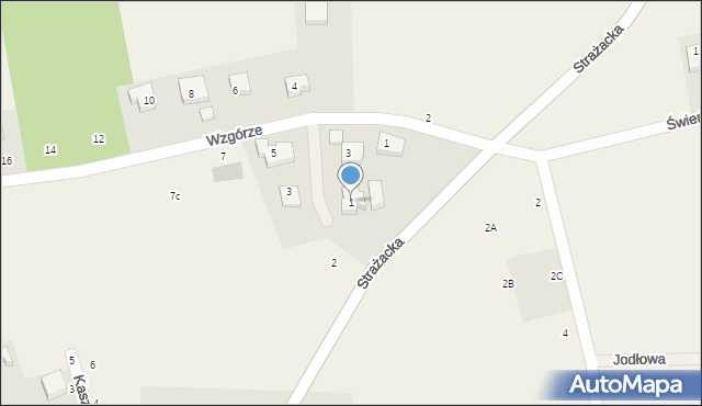 Rębiska, Perłowa, 1, mapa Rębiska