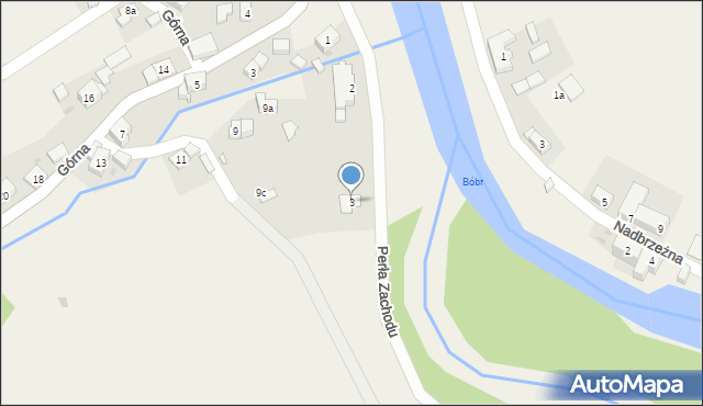 Siedlęcin, Perła Zachodu, 3, mapa Siedlęcin
