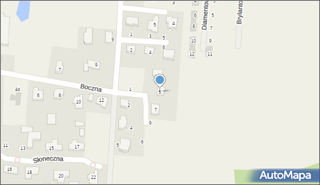 Siemianice, Perłowa, 5, mapa Siemianice