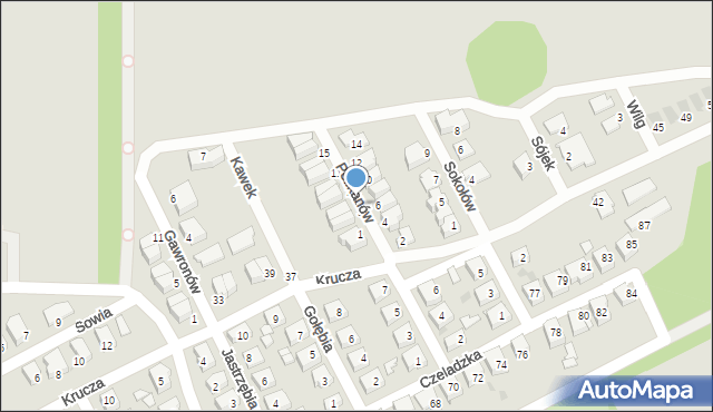 Siemianowice Śląskie, Pelikanów, 5, mapa Siemianowice Śląskie