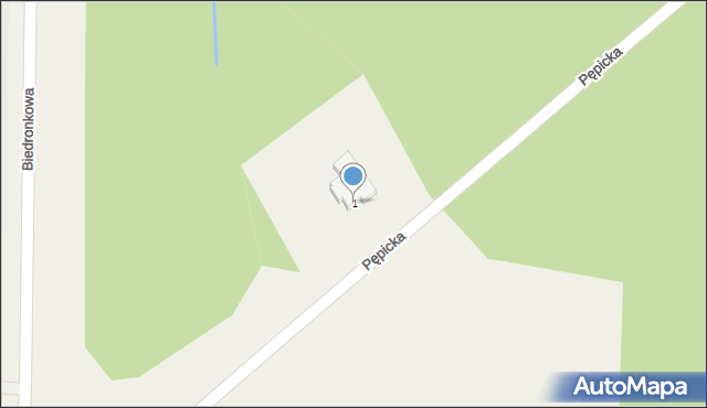 Skarbimierz-Osiedle, Pępicka, 1, mapa Skarbimierz-Osiedle