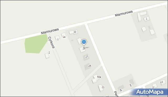 Skwierzynka, Perłowa, 29, mapa Skwierzynka