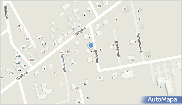 Sokołów Podlaski, Perłowa, 6, mapa Sokołów Podlaski