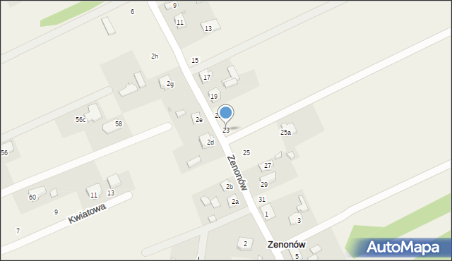 Sołtyków, Perłowa, 23, mapa Sołtyków
