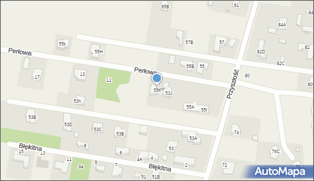 Stanisławów Pierwszy, Perłowa, 7, mapa Stanisławów Pierwszy