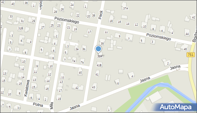 Suchedniów, Peck Emilii, 41a, mapa Suchedniów