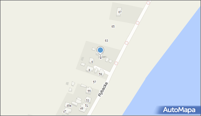 Swarzewo, Perłowa, 4, mapa Swarzewo