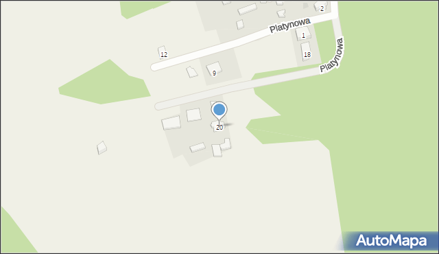 Tabor, Perłowa, 20, mapa Tabor