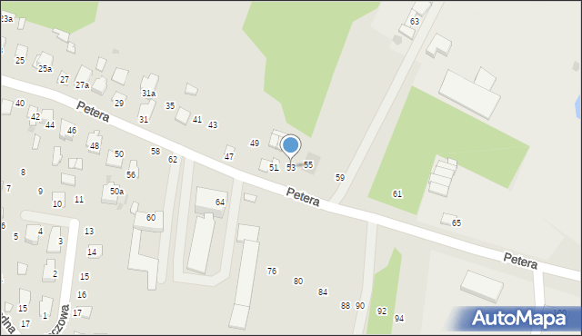 Tomaszów Lubelski, Petera Janusza, 53, mapa Tomaszów Lubelski