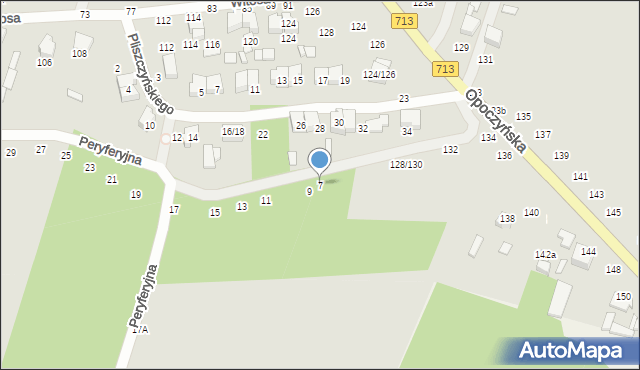 Tomaszów Mazowiecki, Peryferyjna, 9/7, mapa Tomaszów Mazowiecki