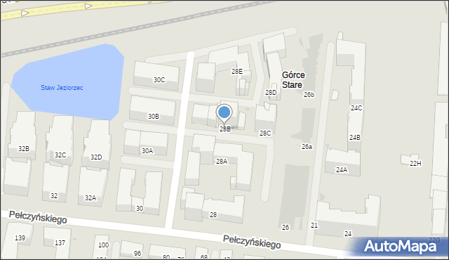 Warszawa, Pełczyńskiego Tadeusza, gen., 28B, mapa Warszawy