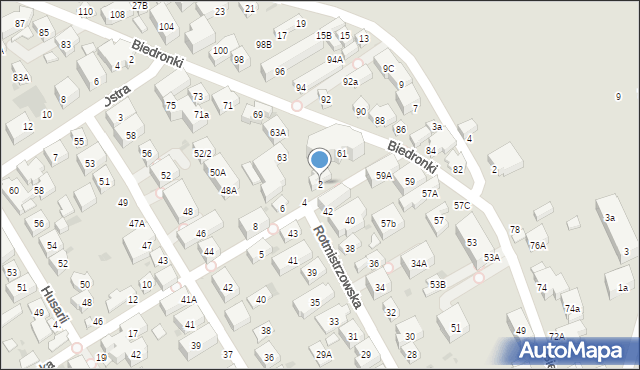 Warszawa, Petyhorska, 2, mapa Warszawy