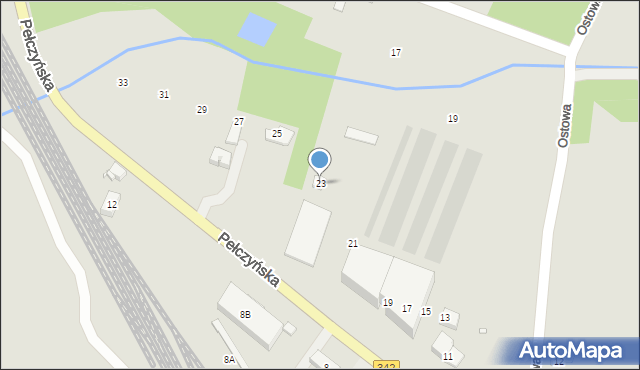 Wrocław, Pełczyńska, 23, mapa Wrocławia