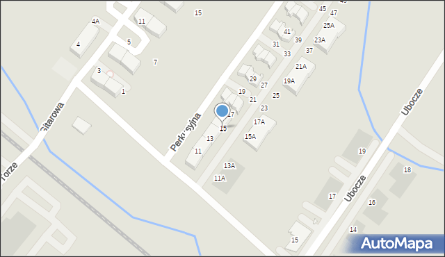 Wrocław, Perkusyjna, 15, mapa Wrocławia