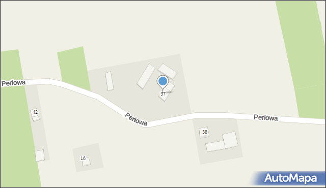 Załęże Duże, Perłowa, 17, mapa Załęże Duże