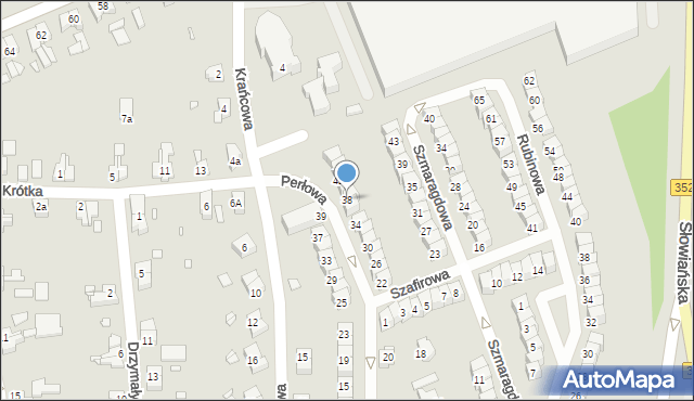 Zgorzelec, Perłowa, 38, mapa Zgorzelec