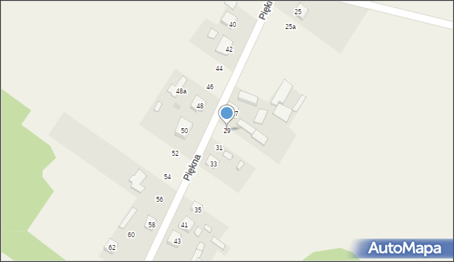 Aleksandria Druga, Piękna, 29, mapa Aleksandria Druga