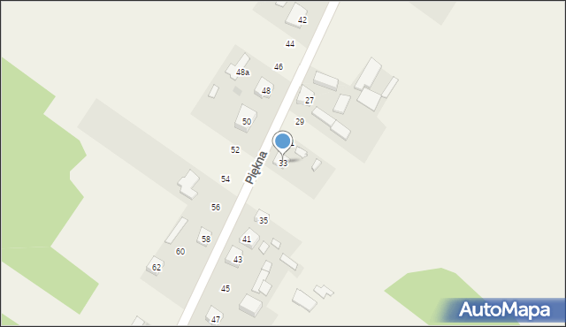 Aleksandria Druga, Piękna, 33, mapa Aleksandria Druga