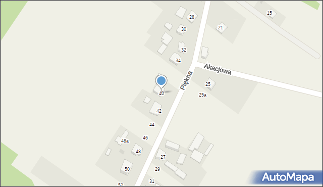 Aleksandria Druga, Piękna, 40, mapa Aleksandria Druga