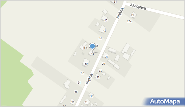 Aleksandria Druga, Piękna, 48, mapa Aleksandria Druga