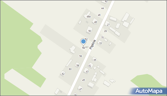 Aleksandria Druga, Piękna, 54, mapa Aleksandria Druga