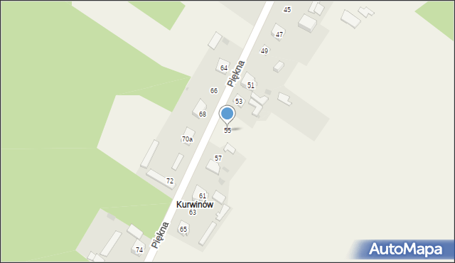 Aleksandria Druga, Piękna, 55, mapa Aleksandria Druga