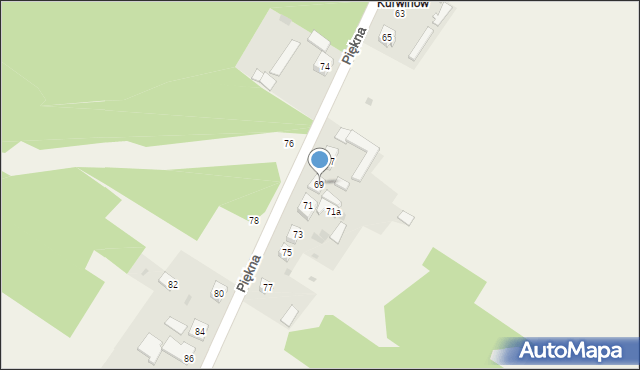 Aleksandria Druga, Piękna, 69, mapa Aleksandria Druga